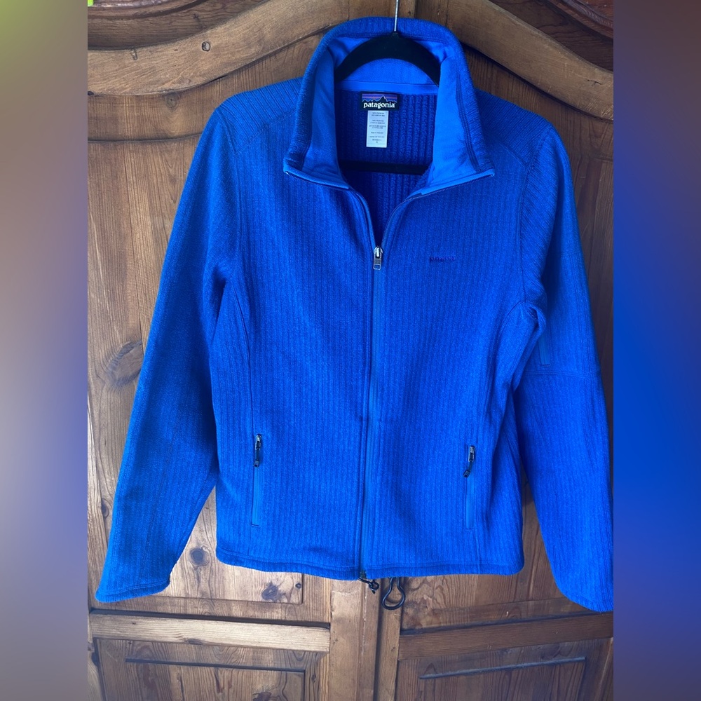 Patagonia Women's Royal Blue Cables Jacket